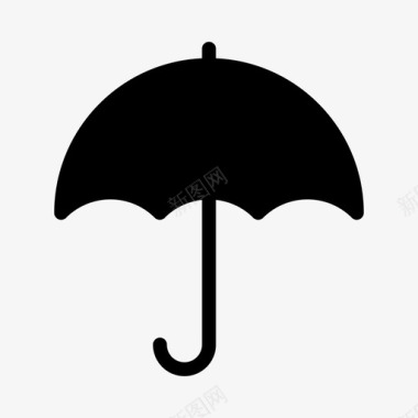 伞气候雨图标