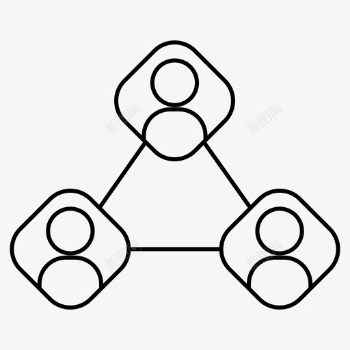 网络通信internetsvg_新图网 https://ixintu.com 网络 通信 internet 业务 图标 细线