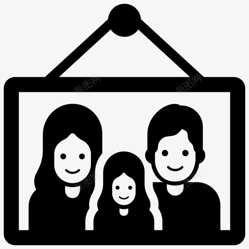 家庭肖像家庭照片家庭图片svg_新图网 https://ixintu.com 家庭 肖像 照片 图片 幸福 图像 生活 字形 矢量 矢量图 图标
