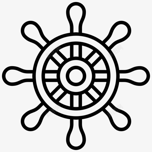 船舶导航船舶操纵航海导航svg_新图网 https://ixintu.com 船舶 导航 操纵 航海 地图 航线 图标