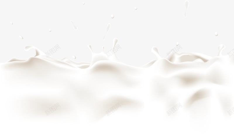 牛奶液体泼水效果免扣png免抠素材_新图网 https://ixintu.com 免扣 效果 泼水 液体 牛奶