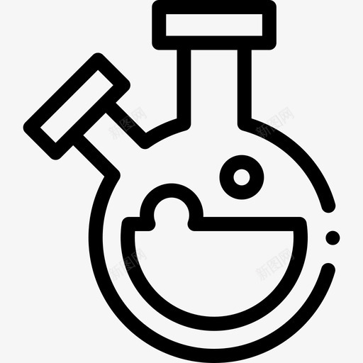 83实验室线性烧瓶svg_新图网 https://ixintu.com 实验室 线性 烧瓶
