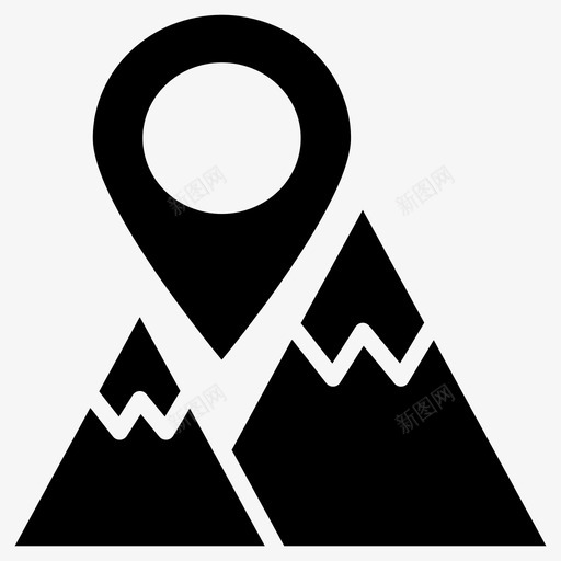山地位置地理位置丘陵位置svg_新图网 https://ixintu.com 山地 位置 导航 地理位置 丘陵 gps 地图 字形 图标