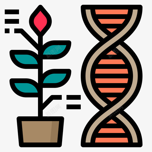 分子生物化学31线性颜色svg_新图网 https://ixintu.com 分子 生物化学 线性 颜色