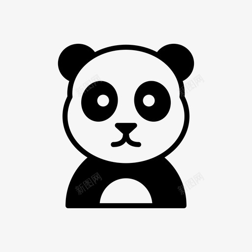 熊猫竹子可爱的动物svg_新图网 https://ixintu.com 熊猫 竹子 可爱 爱的 动物 野生动物 动物园