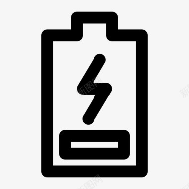 手机电池充电能量图标
