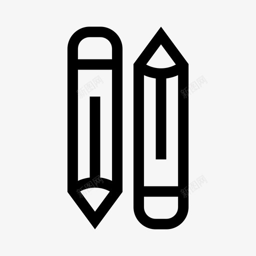 绘图工具艺术设计svg_新图网 https://ixintu.com 绘图 工具 艺术 设计 铅笔