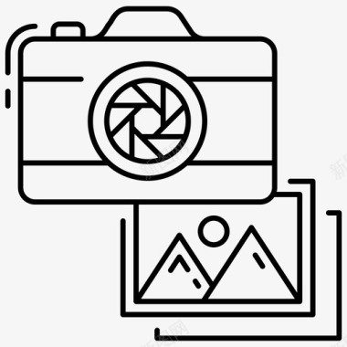 胶卷相机电影摄像机摄影摄像机图标