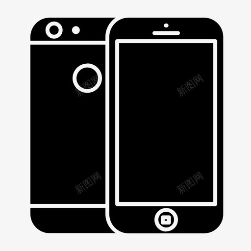 gadgetiphoneiphone5svg_新图网 https://ixintu.com gadget iphone 移动 图标 glyph