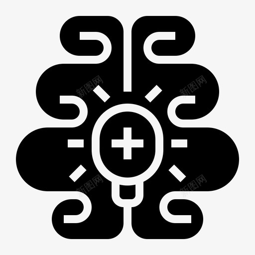 医疗创新大脑科技svg_新图网 https://ixintu.com 医疗 创新 大脑 科技 老龄化 社会