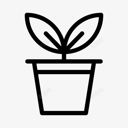 叶植物生长绿色叶svg_新图网 https://ixintu.com 叶植物 植物 生长 绿色 自然 教育 学校 字形