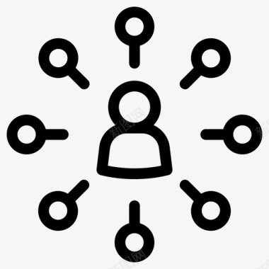 管理网络运营图标
