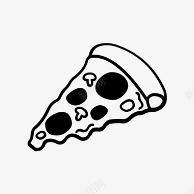 披萨食物意大利菜图标