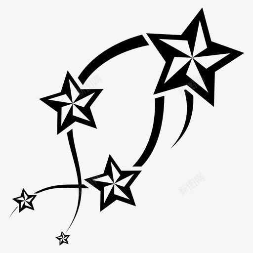 星星部落图案星星图案星星纹身svg_新图网 https://ixintu.com 星星 部落 图案 纹身 集合 几何 线条 矢量 矢量图 图标