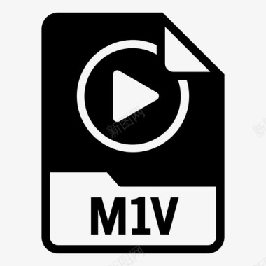 m1v文档文件图标