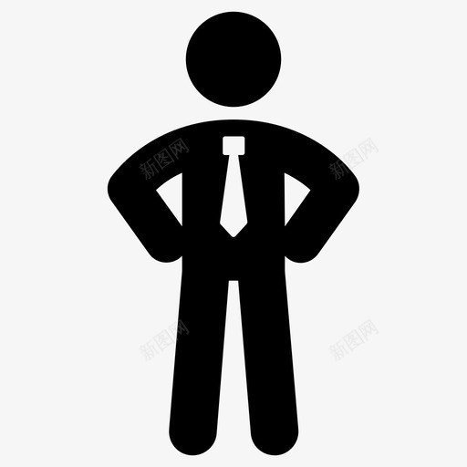 工人雇员经理svg_新图网 https://ixintu.com 工人 雇员 经理 办公室 西装