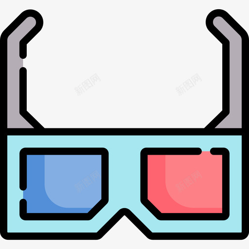3d眼镜10个家庭休闲活动线性颜色svg_新图网 https://ixintu.com 3d 眼镜 10个 家庭 休闲活动 线性 颜色