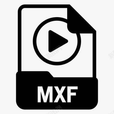 mxf文档文件图标