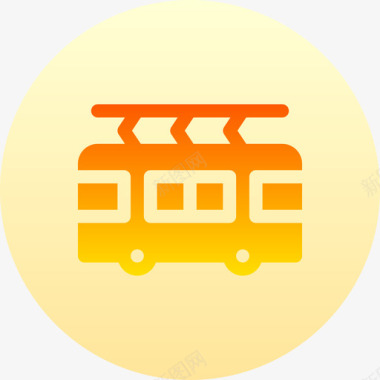 有轨电车交通226环形图标