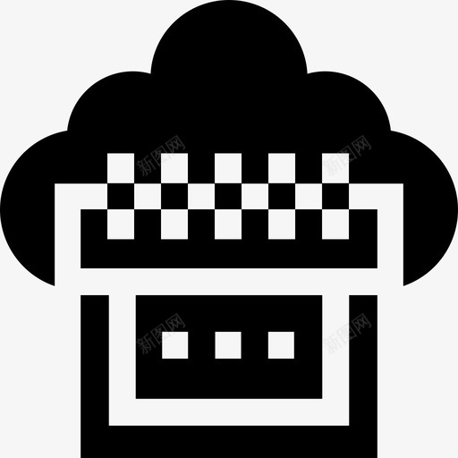 日历云计算和网络9已填充svg_新图网 https://ixintu.com 日历 云计算 网络 填充