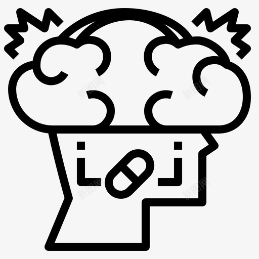 抗惊厥药过敏16线性svg_新图网 https://ixintu.com 惊厥 过敏 线性