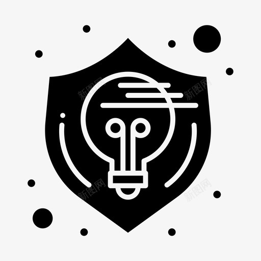 创意设计想法svg_新图网 https://ixintu.com 设计 创意 想法 盾牌 思考 思维 立体 字形