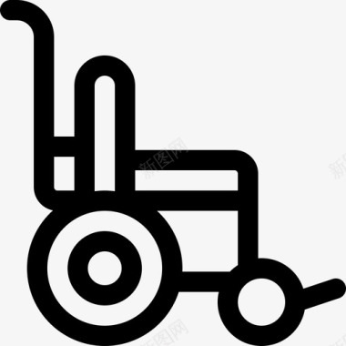 轮椅人道主义援助5直系图标