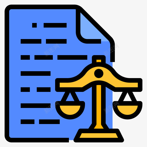 法律文件业务连续性计划线性颜色svg_新图网 https://ixintu.com 法律文件 业务 连续性 计划 线性 颜色