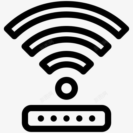 Wifi237酒店线性svg_新图网 https://ixintu.com Wifi 酒店 线性