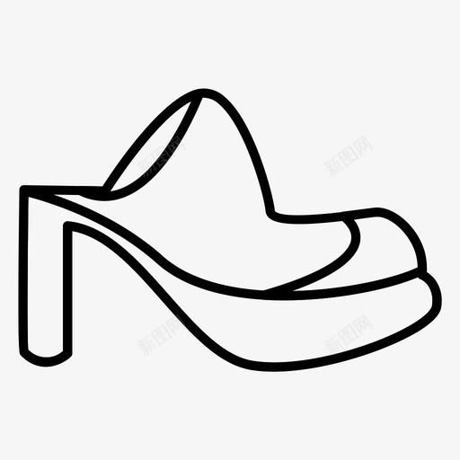 鞋时尚女鞋svg_新图网 https://ixintu.com 时尚 女鞋 鞋类 高跟鞋 系列