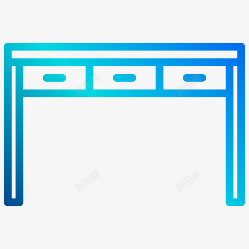 桌子家具和装饰3线性坡度svg_新图网 https://ixintu.com 桌子 家具 装饰 线性 坡度