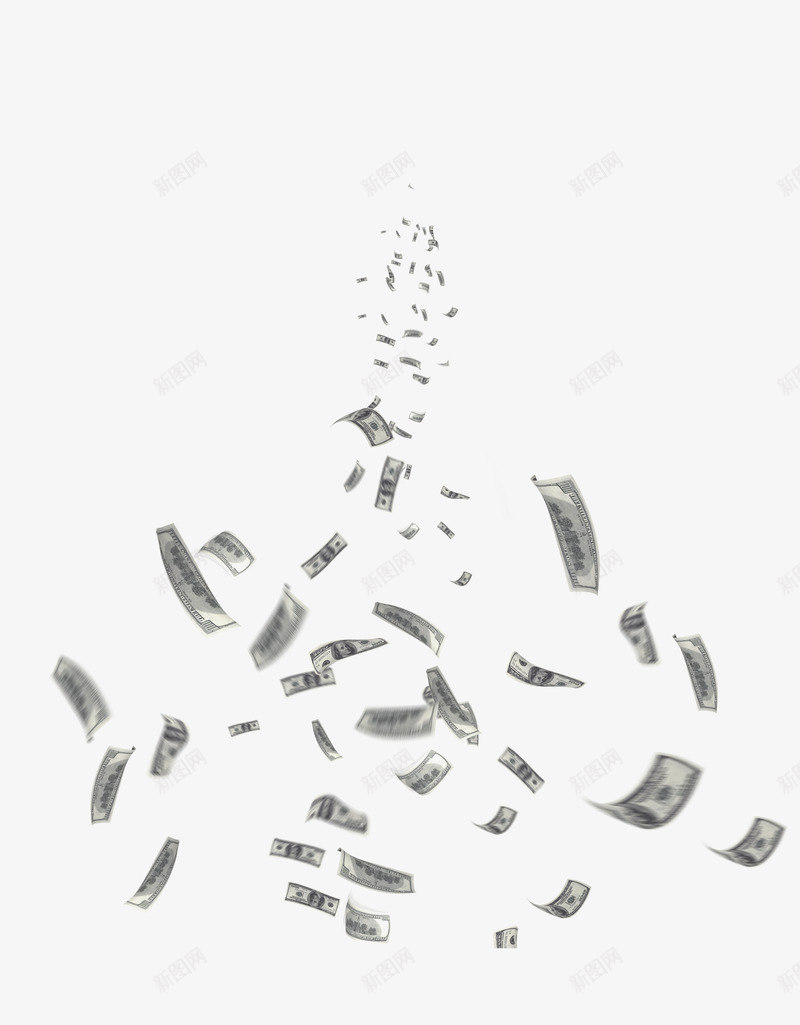 钞票钱雨装饰壁纸装饰壁纸png免抠素材_新图网 https://ixintu.com 装饰 壁纸 钞票 钱雨