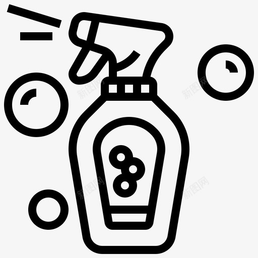 喷雾清洁洗涤剂svg_新图网 https://ixintu.com 喷雾 清洁 洗涤剂 设备 卫生 家政