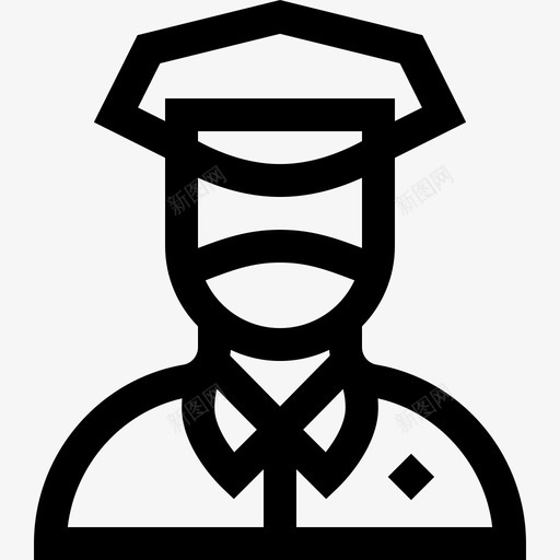 警察带着医用面具的化身3直系svg_新图网 https://ixintu.com 警察 带着 医用 面具 化身 直系