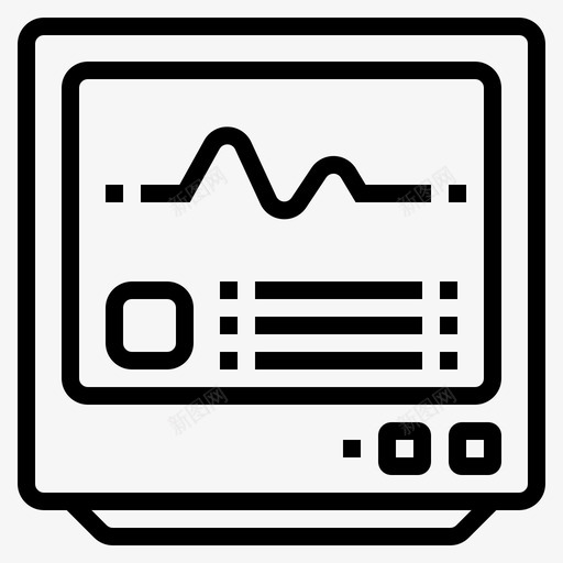 icu监护仪呼吸医疗svg_新图网 https://ixintu.com icu 监护仪 医疗 呼吸 脉搏 大纲