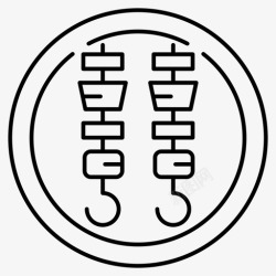 烤烤烧烤串烧烤烤食品高清图片