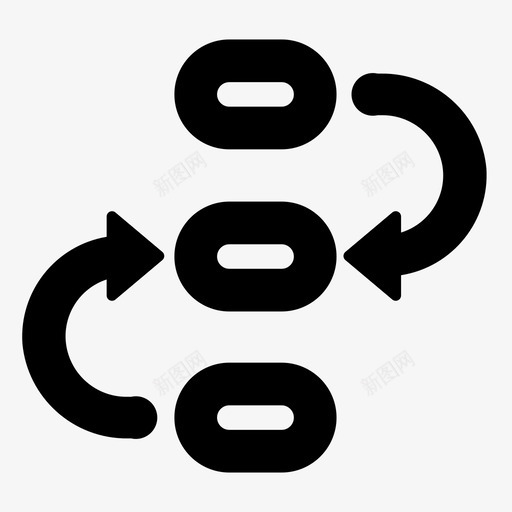 流程绑定svg_新图网 https://ixintu.com 流程 绑定 Processbinding