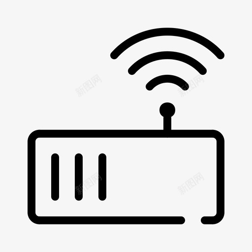 路由器设备硬件svg_新图网 https://ixintu.com 硬件 路由器 设备 wifi 无线 计算机