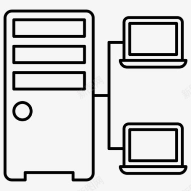 网络服务器数据传输网络服务器图标图标