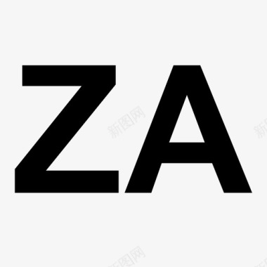 ZA图标