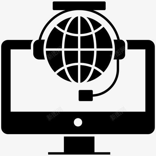 在线学习支持教育顾问全球支持svg_新图网 https://ixintu.com 支持 在线学习 教育 顾问 全球 学习 在线 在线培训 字形 图标