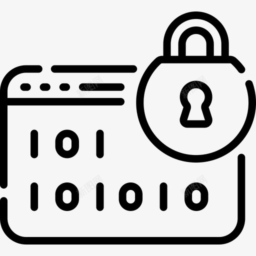 挂锁网络安全55线性svg_新图网 https://ixintu.com 挂锁 网络安全 线性