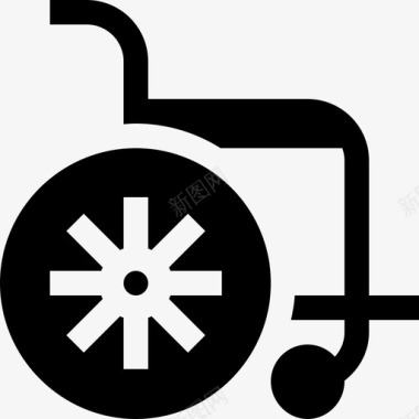 轮椅护理7已填充图标