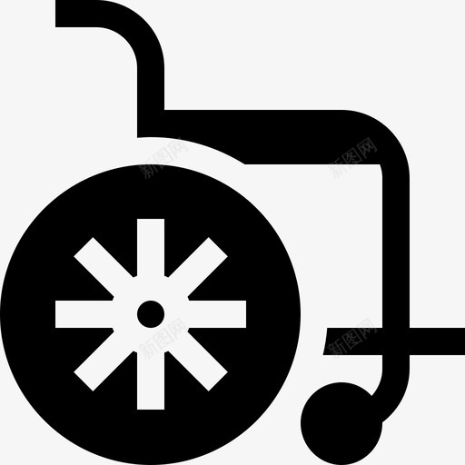 轮椅护理7已填充svg_新图网 https://ixintu.com 轮椅 护理 填充