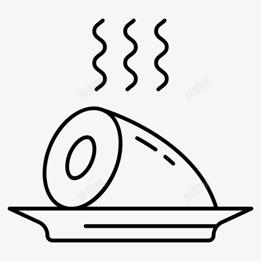 烤牛肉牛排烹饪svg_新图网 https://ixintu.com 牛肉 食品 牛排 烹饪 肉类 饮料 系列 图标