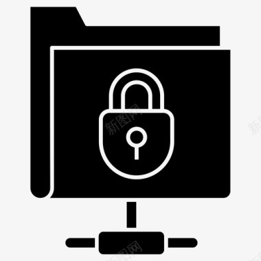文件夹锁数据安全文件夹保护图标