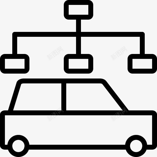 科技智能车自动汽车svg_新图网 https://ixintu.com 智能 科技 汽车 自动 车系 系列