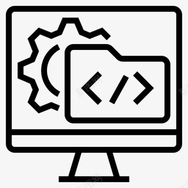 软件开发编码计算机软件图标