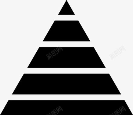 金字塔几何体物体图标