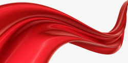 红色漂浮企业丝带设计装饰壁纸装饰壁纸素材